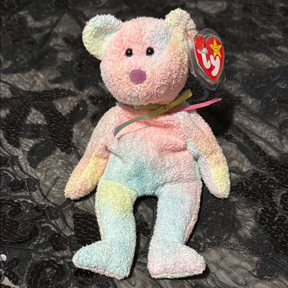 Ty 1999 ‘Groovy’ Beanie Baby Teddy Bear